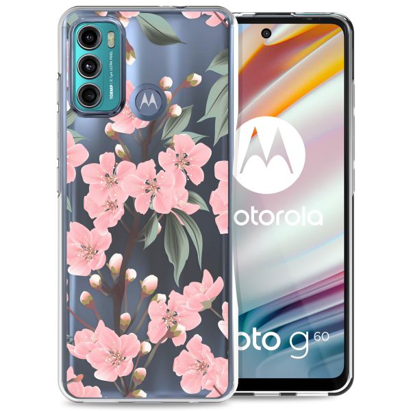 imoshion Coque Design Motorola Moto G60 - Cherry Blossom