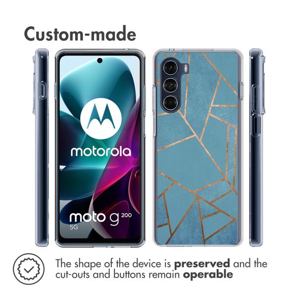 imoshion Coque Design Motorola Moto G200 - Blue Graphic