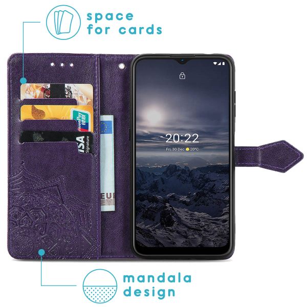 iMoshion Etui de téléphone portefeuille Mandala Nokia G11 / G21 - Viola