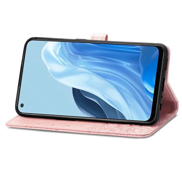 imoshion Etui de téléphone Mandala Oppo Find X5 Lite 5G - Rose Dorée