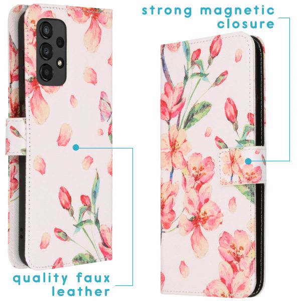 imoshion Coque silicone design Samsung Galaxy A13 (4G) - Blossom Watercolor