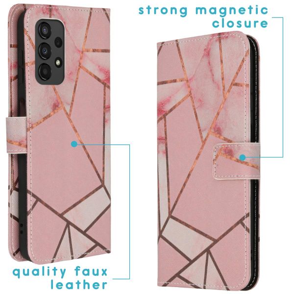 imoshion Coque silicone design Samsung Galaxy A13 (4G) - Pink Graphic