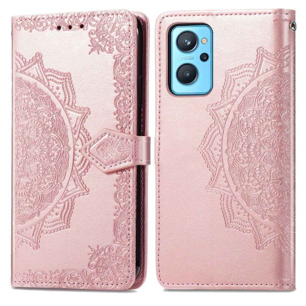 iMoshion Etui de téléphone portefeuille Mandala Oppo A76 (4G) - Rose Dorée