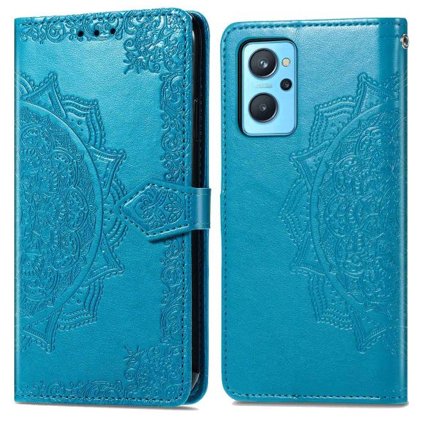 imoshion Etui de téléphone portefeuille Mandala Oppo A96 - Turquoise