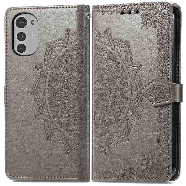 iMoshion Etui de téléphone portefeuille Mandala Motorola Moto E32 / E32s - Gris