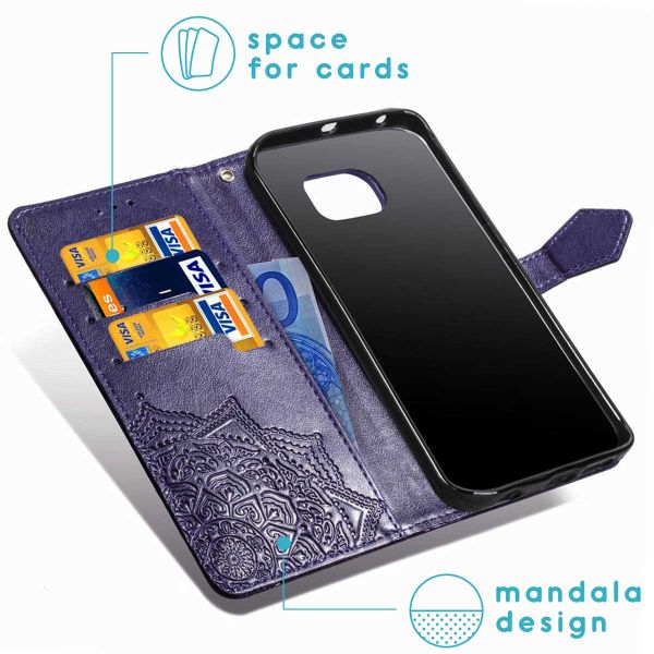 iMoshion Etui de téléphone portefeuille Mandala Samsung Galaxy S7 - Violet