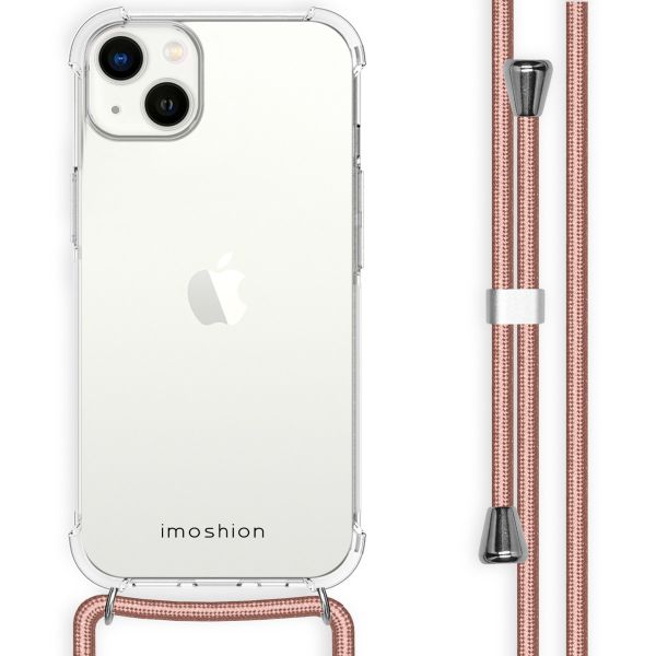 imoshion Coque avec cordon iPhone 14 Plus - Rose Dorée