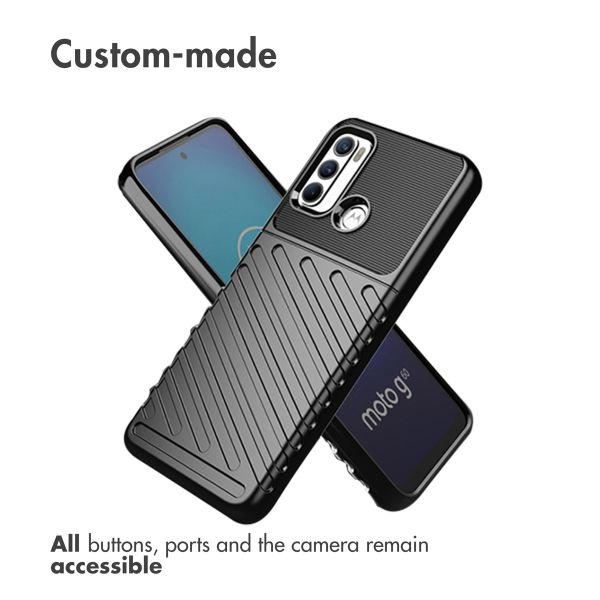 imoshion Coque Arrière Thunder Motorola Moto G60 - Noir