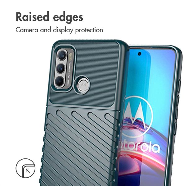 iMoshion Coque Arrière Thunder Motorola Moto G60 - Vert