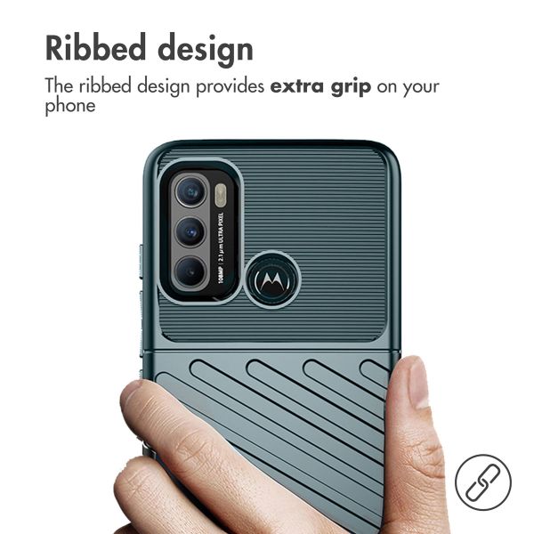 iMoshion Coque Arrière Thunder Motorola Moto G60 - Vert