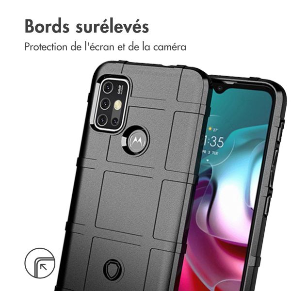 imoshion Coque Arrière Rugged Shield Motorola Moto G30 / G20 / G10 (Power) - Noir