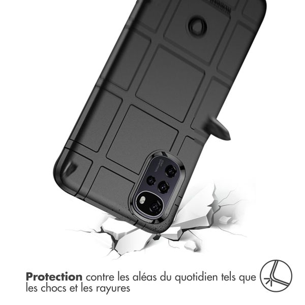 imoshion Coque Arrière Rugged Shield Motorola Moto G22 / E32 / E32s - Noir