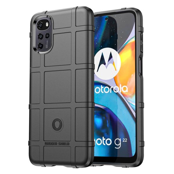 imoshion Coque Arrière Rugged Shield Motorola Moto G22 / E32 / E32s - Noir