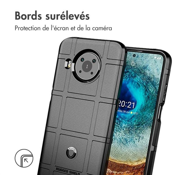 imoshion Coque Arrière Rugged Shield Nokia X10 / X20 - Noir