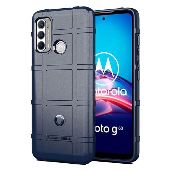 imoshion Coque Arrière Rugged Shield Motorola Moto G60 - Bleu foncé