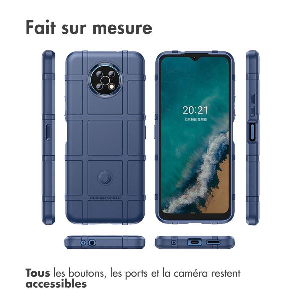 imoshion Coque Arrière Rugged Shield Nokia G50 - Bleu foncé