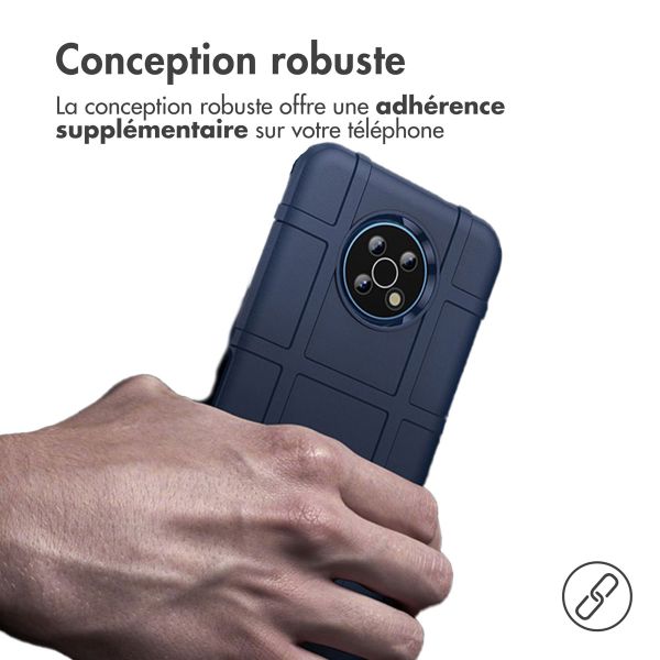 iMoshion Coque Arrière Rugged Shield Nokia G50 - Bleu foncé