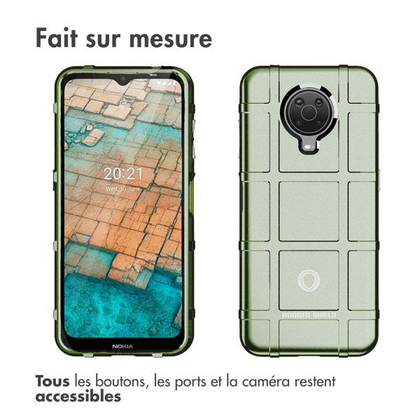 iMoshion Coque Arrière Rugged Shield Nokia G10 / G20 - Vert