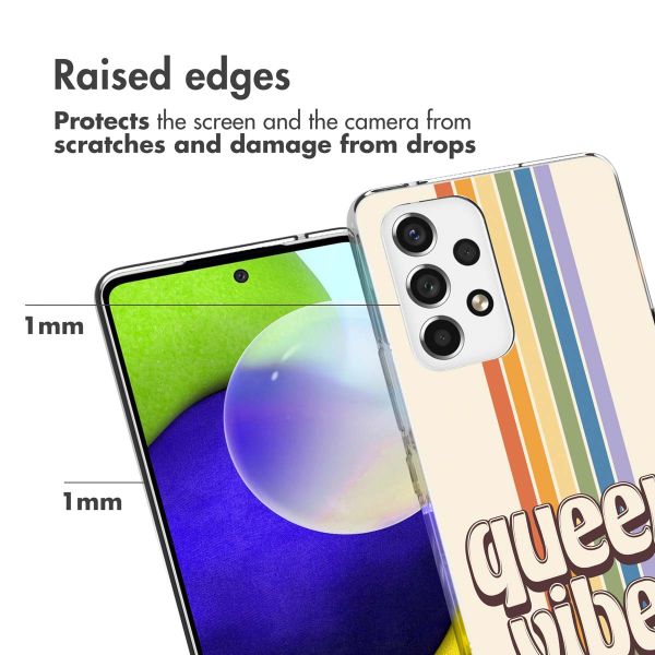 iMoshion Coque Design Samsung Galaxy A53 - Rainbow Queer vibes