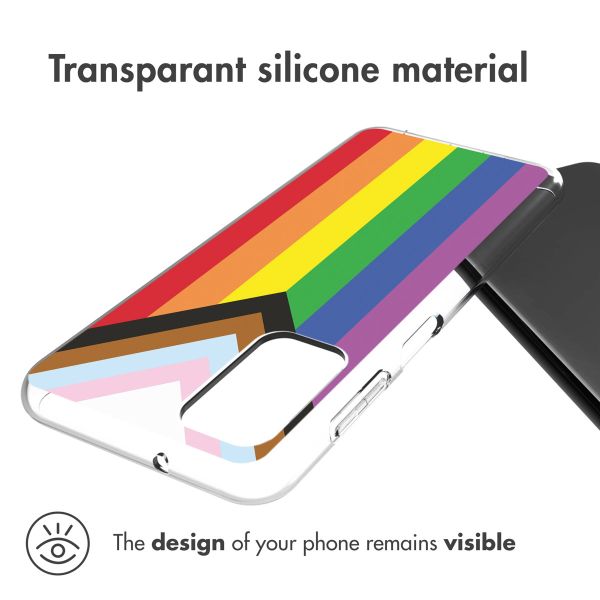 iMoshion Coque Design Samsung Galaxy A13 (5G) / A04s - Rainbow flag