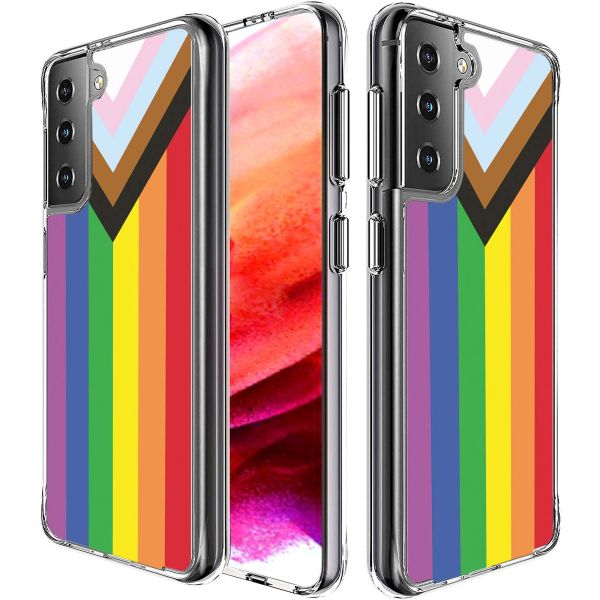 imoshion Coque Design Samsung Galaxy S21 FE - Rainbow flag