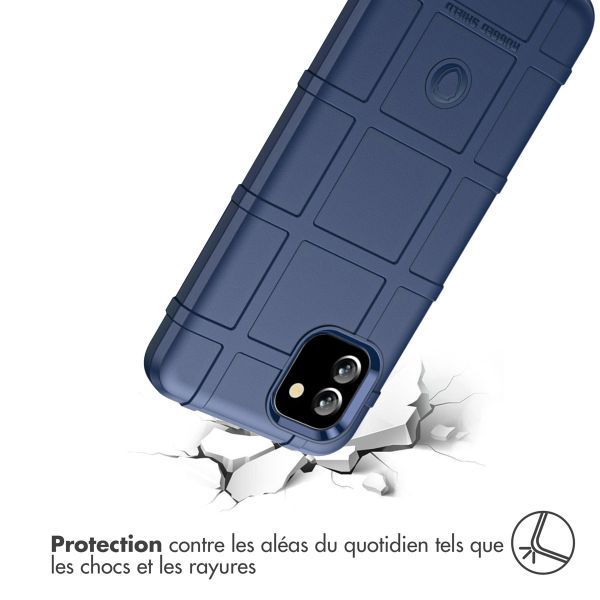 imoshion Coque Arrière Rugged Shield Samsung Galaxy A03 - Bleu foncé