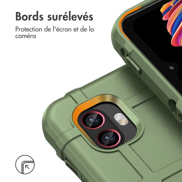 iMoshion Coque Arrière Rugged Shield Samsung Galaxy Xcover 6 Pro - Vert