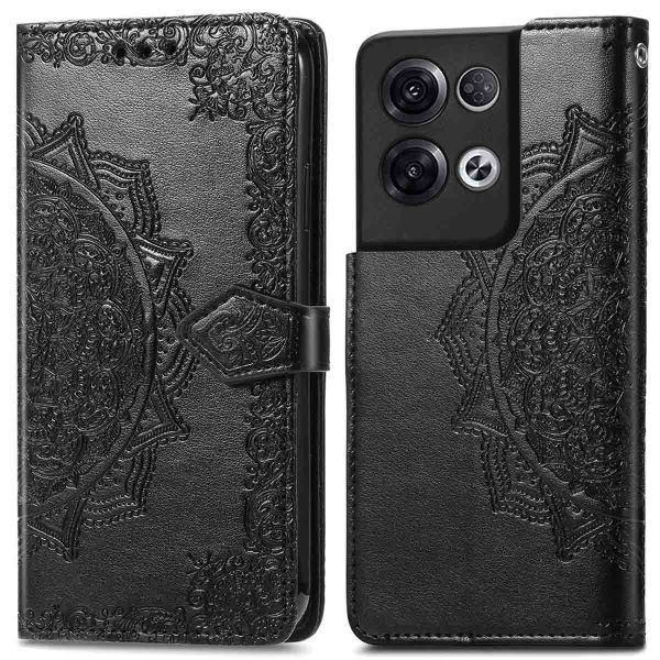 iMoshion Etui de téléphone portefeuille Mandala Oppo Reno 8 Pro 5G - Noir