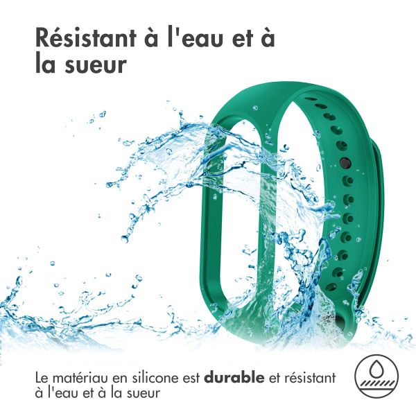 iMoshion Bracelet en silicone Xiaomi Mi Band 7 - Vert foncé