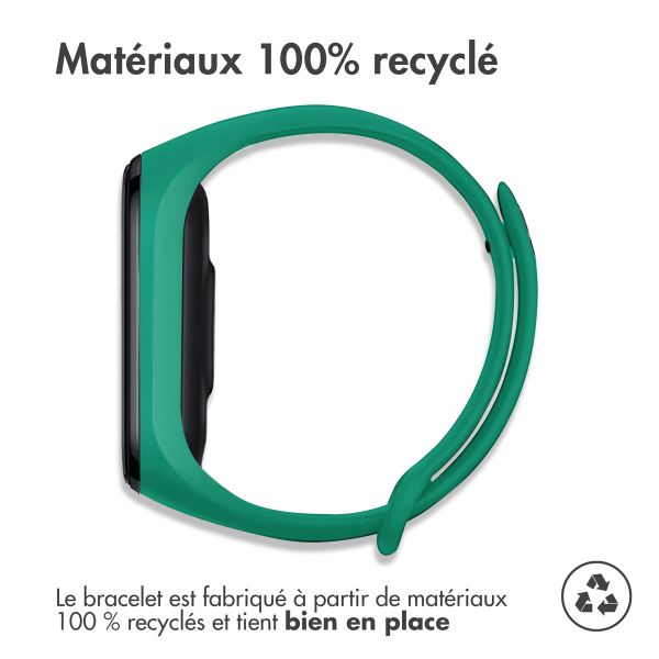 iMoshion Bracelet en silicone Xiaomi Mi Band 7 - Vert foncé