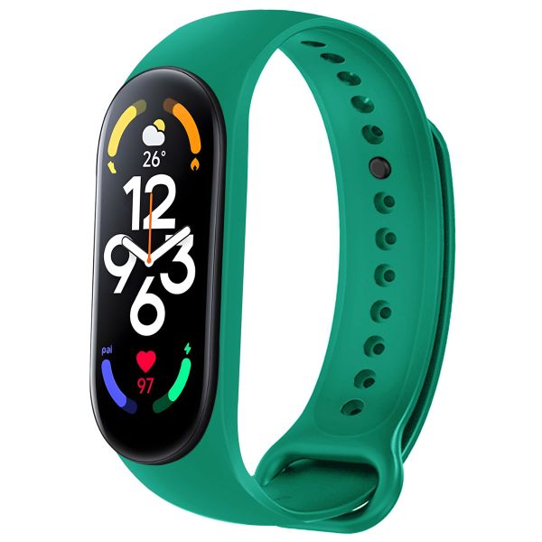 iMoshion Bracelet en silicone Xiaomi Mi Band 7 - Vert foncé