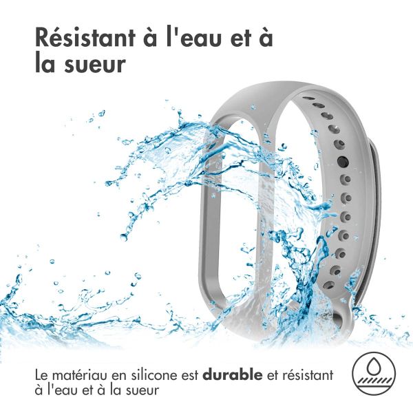 iMoshion Bracelet en silicone Xiaomi Mi Band 7 - Gris