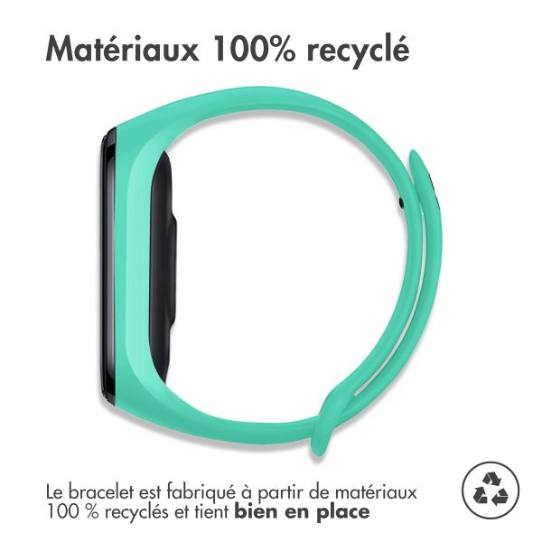 iMoshion Bracelet en silicone Xiaomi Mi Band 7 - Menthe verte