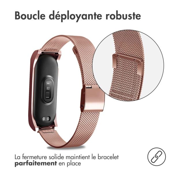 imoshion Bracelet milanais Xiaomi Mi Band 7 - Rose