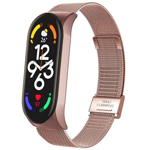 iMoshion Bracelet milanais Xiaomi Mi Band 7 - Rose