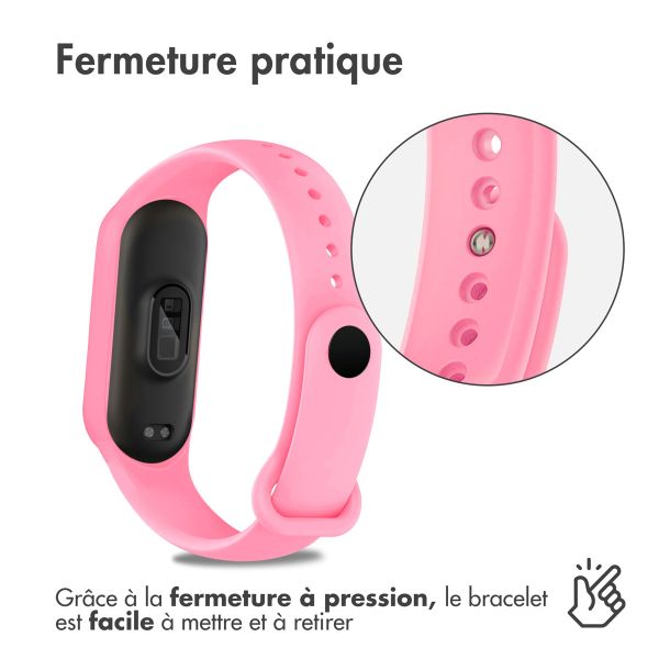 iMoshion Bracelet en silicone Xiaomi Mi Band 5 / 6 - Rose