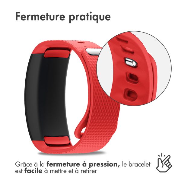 imoshion Bracelet en silicone Samsung Gear Fit 2 / 2 Pro - Rouge