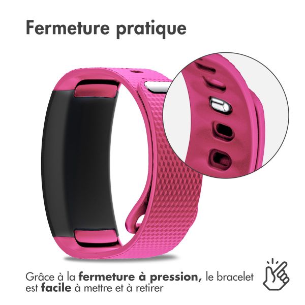 iMoshion Bracelet en silicone Samsung Gear Fit 2 / 2 Pro - Fuchsia