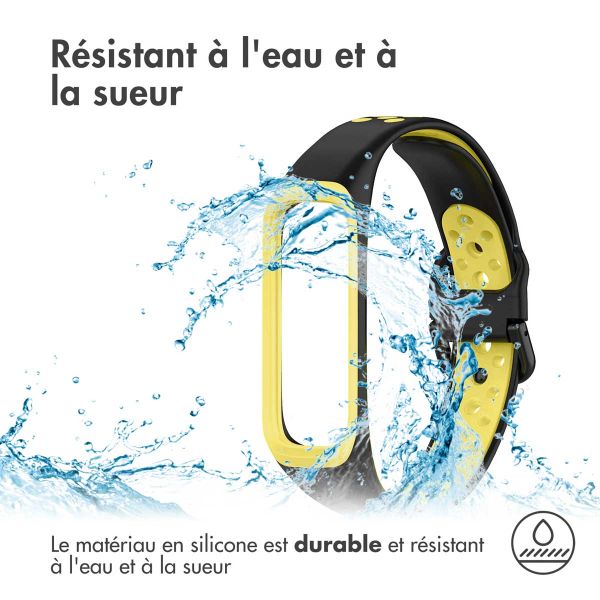 imoshion Bracelet sportif en silicone Samsung Galaxy Fit 2 - Noir / Jaune