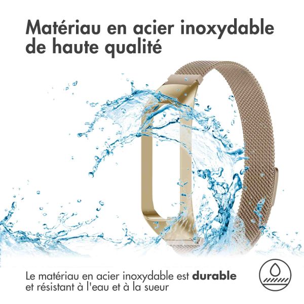 iMoshion Bracelet magnétique milanais Samsung Galaxy Fit 2 - Champagne Dorée