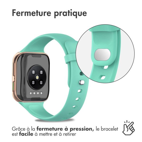 iMoshion Bracelet en silicone Oppo Watch 46 mm - Menthe verte