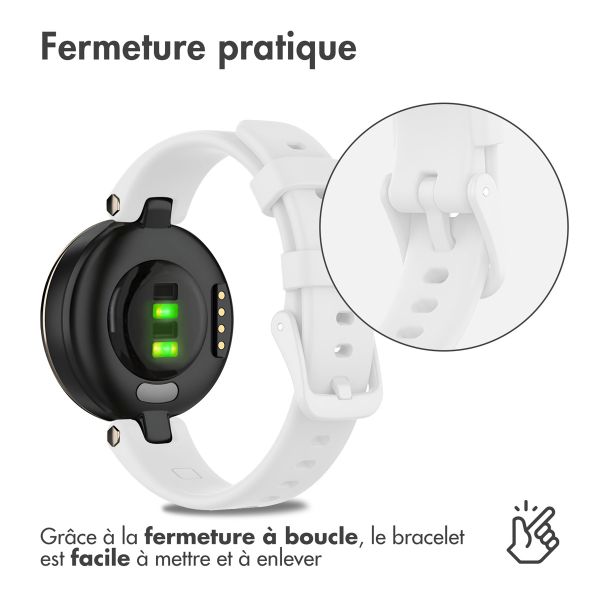 imoshion Bracelet en silicone le Garmin Lily - Blanc