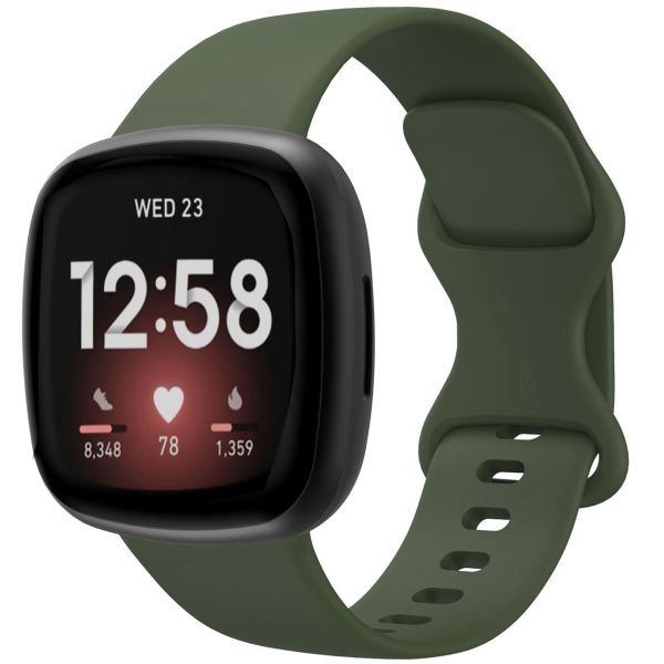 imoshion Bracelet en silicone Fitbit Versa 4 / 3 / Sense (2) - Vert foncé