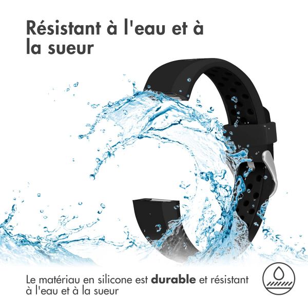 imoshion Bracelet sportif en silicone Fitbit Alta (HR) - Noir