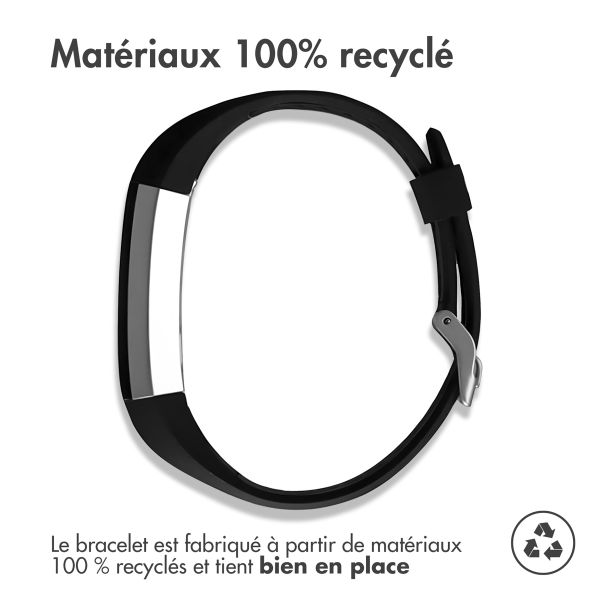 imoshion Bracelet sportif en silicone Fitbit Alta (HR) - Noir