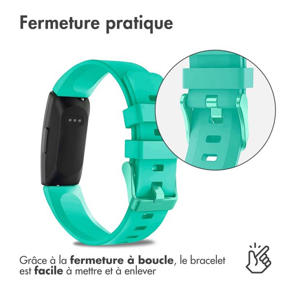 imoshion Bracelet en silicone Fitbit Ace 2 - Turquoise