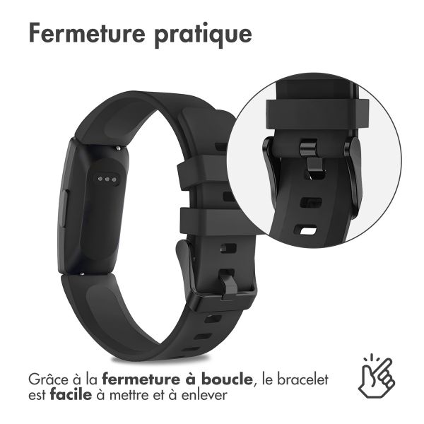 imoshion Bracelet en silicone Fitbit Ace 2 - Noir