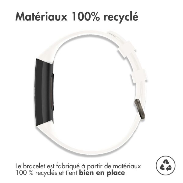 imoshion Bracelet en silicone le Fitbit Charge 3 / 4 - Blanc