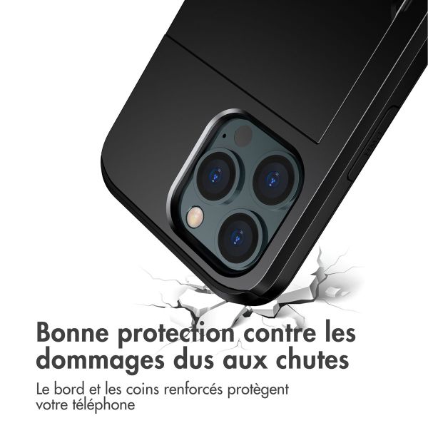 imoshion Coque arrière avec porte-cartes iPhone 13 Pro Max - Noir