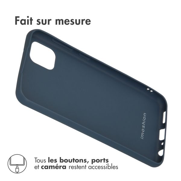 iMoshion Coque Couleur Samsung Galaxy A04 - Bleu foncé